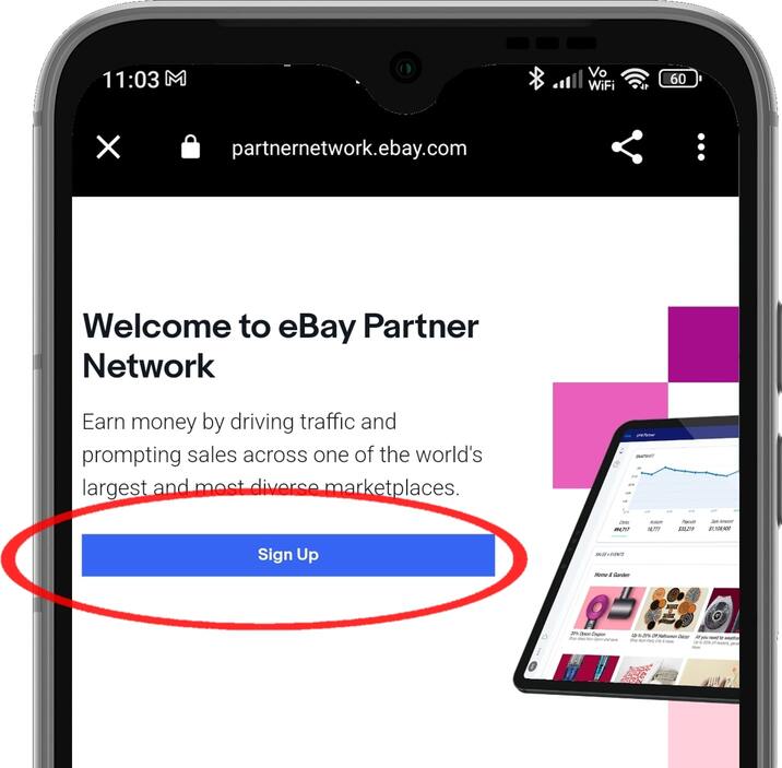 eBay™ Partner Network Login